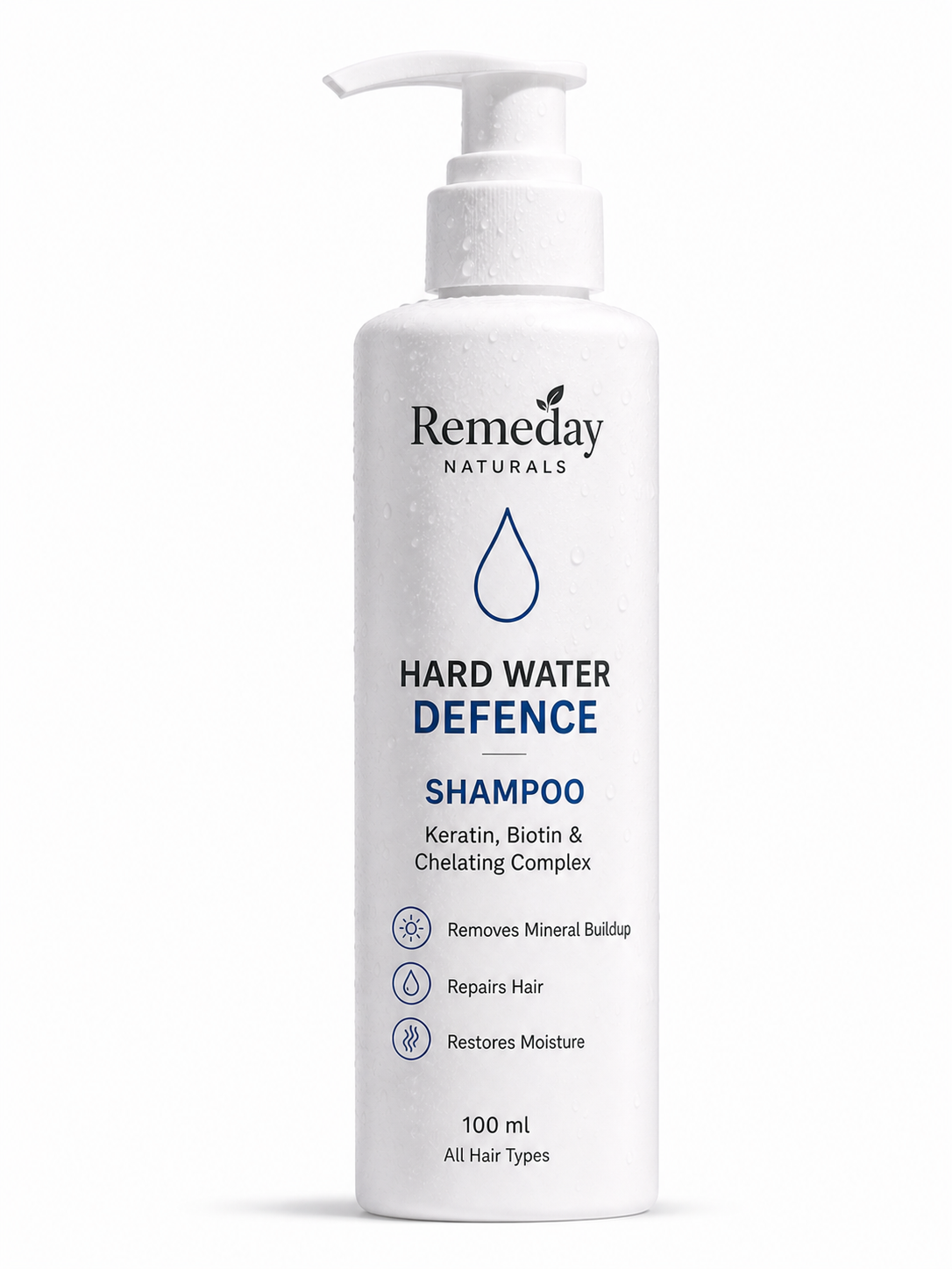 Hard Water Detox Shampoo | Keratin & Biotin | Repairs Hard Water Damage, Controls Frizz & Restores Hair Smoothness