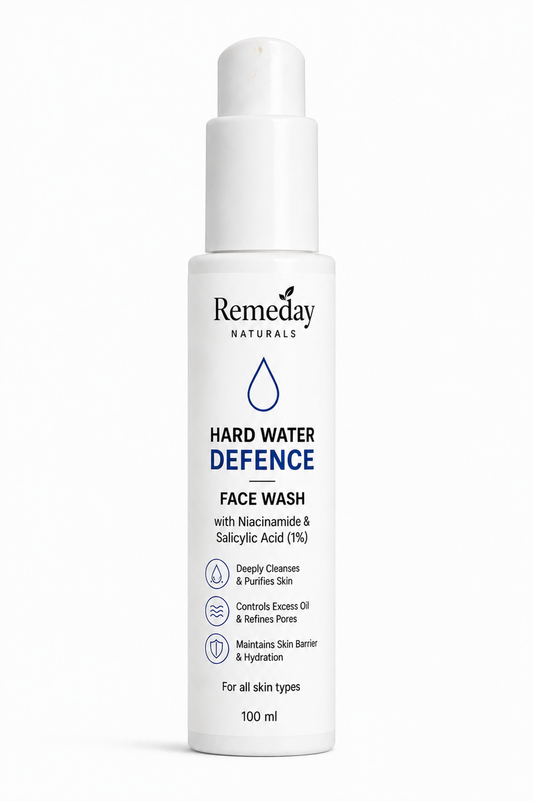 Hard Water Detox Face Wash | Niacinamide & 1 % Salicylic Acid | Brightens Dull Skin, Removes Pollution & Controls Oil