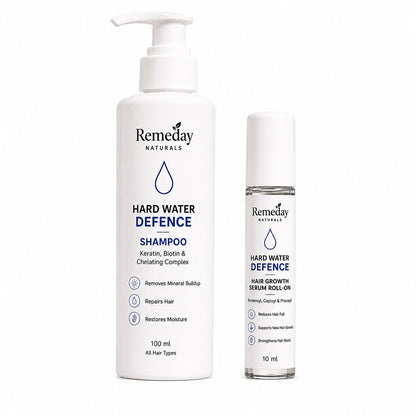 Hard Water Hair Repair Duo | Shampoo + Hair Growth Serum | Controls Hair Fall, Repairs Damage & Strengthens Roots